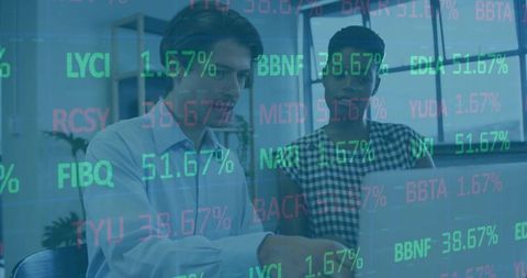 Collaboration on Financial Data with Digital Overlay