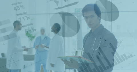 Diverse Doctors Analyzing Health Data