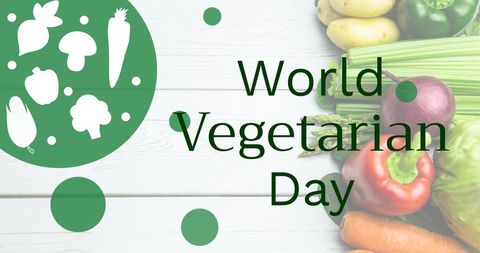 World Vegetarian Day Concept with Fresh Vegetables - Download Free Stock Images Pikwizard.com