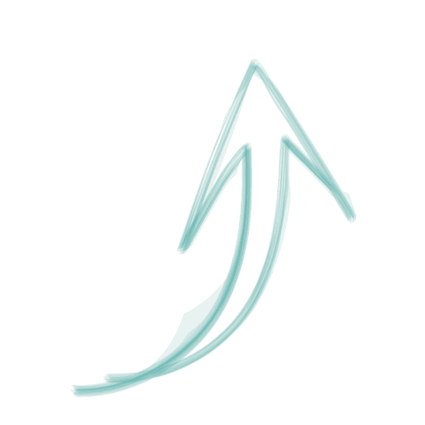 Aquamarine Arrow Digital Illustration on Transparent Background - Download Free Stock Videos Pikwizard.com