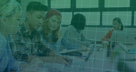 Diverse Team Analyzing Financial Data Concepts