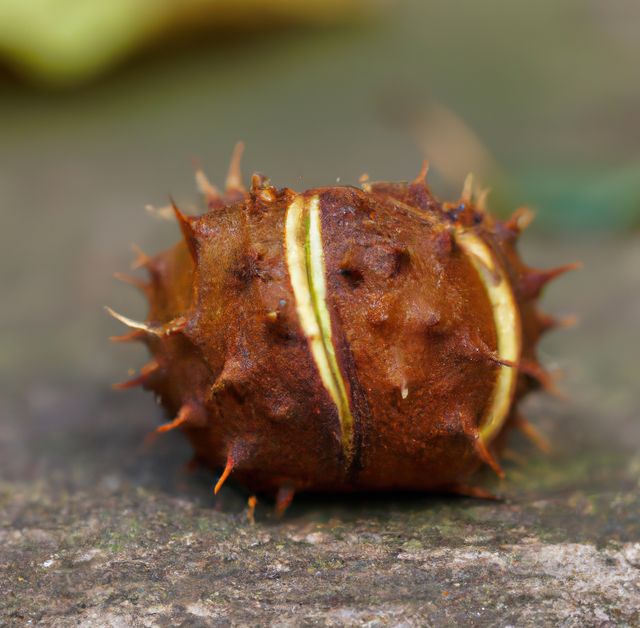Close up of horse chestnut on ground created using generative ai technology - Download Free Stock Photos Pikwizard.com
