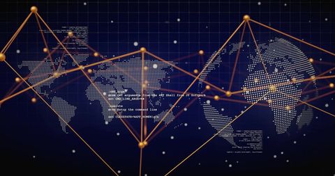Global Digital Connections with Data Processing Concepts - Download Free Stock Images Pikwizard.com