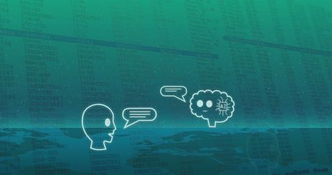 ai and data interaction in digital interface - Download Free Stock Images Pikwizard.com