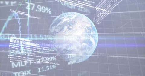 Global Stock Market Trends with Digital Data Overlays - Download Free Stock Images Pikwizard.com