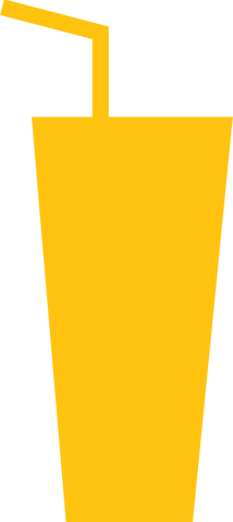 yellow glass with straw on transparent background for summer vibes - Download Free Stock Videos Pikwizard.com