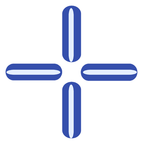 transparent plus sign composed of blue capsules - Download Free Stock Videos Pikwizard.com