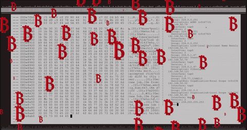Bitcoin Symbols Overlaying Hexadecimal Code Cryptocurrencies Technology Concept - Download Free Stock Images Pikwizard.com