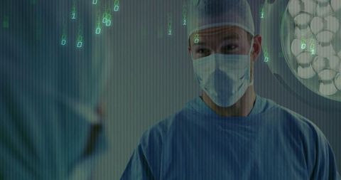 Male Surgeon Discussing Procedure in Operating Room