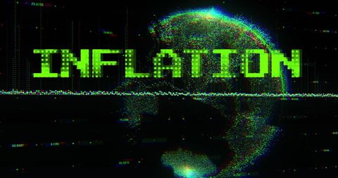 Inflation and Global Data Network Concept Art - Download Free Stock Images Pikwizard.com
