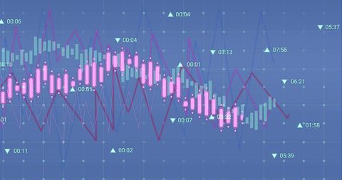 Data Analysis Graphics on Digital Grid Background - Download Free Stock Images Pikwizard.com
