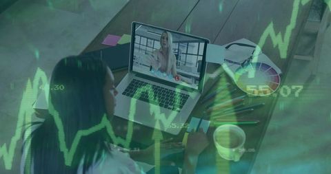 Creative Online Collaboration in Modern Workspace with Digital Tools