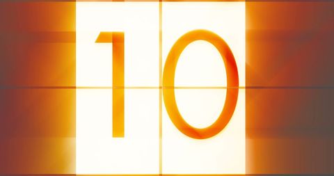 Countdown Timer Displaying Number Ten - Download Free Stock Images Pikwizard.com
