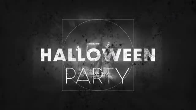 Visuals like this are great for promoting Halloween parties or events, digital invitations, or spooky themed social media posts. This graphic stands out with its eerie, dark background paired with haunting text animation that captures fear and excitement. Businesses can use this design for online marketing campaigns or creating themed Halloween evening flyers.