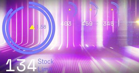 Virtual Data Interface with Scanning Analytics Elements - Download Free Stock Images Pikwizard.com