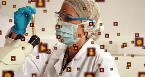 Medical Scientist Conducting Research in Laboratory