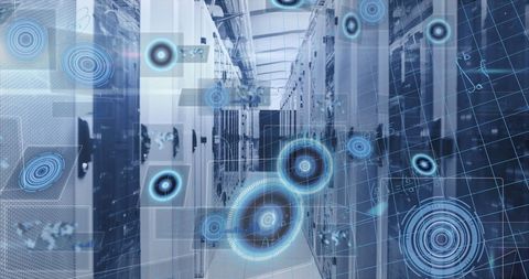 digital interface innovation in modern data center - Download Free Stock Images Pikwizard.com