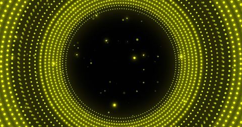 Glowing Circular Yellow Spots on Dark Background Animation - Download Free Stock Images Pikwizard.com