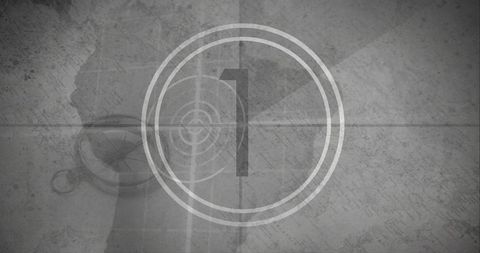 Number One on World Map with Digital Scanner and Compass Overlay - Download Free Stock Images Pikwizard.com