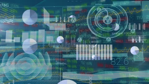 Dynamic Data Display with Futuristic Interface and Graphs