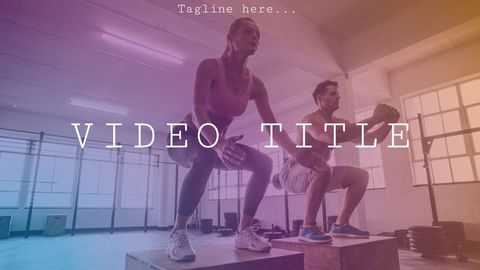 Energetic Fitness Duo Working Out Indoors - Download Free Stock Templates Pikwizard.com