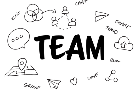 digital team collaboration icons on transparent background - Download Free Stock Videos Pikwizard.com