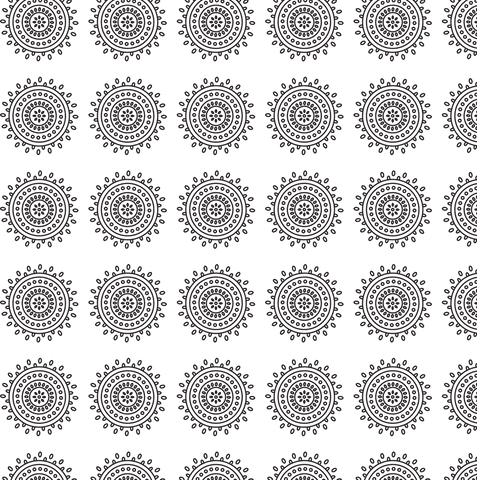 Seamless Black Circular Patterns on Transparent Background - Download Free Stock Videos Pikwizard.com