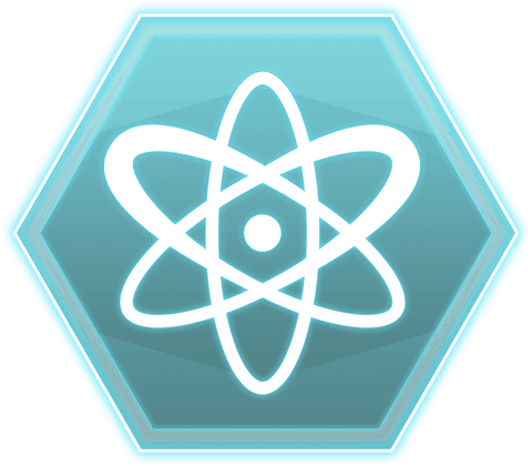 glowing blue molecular hexagon icon on transparent background - Download Free Stock Videos Pikwizard.com
