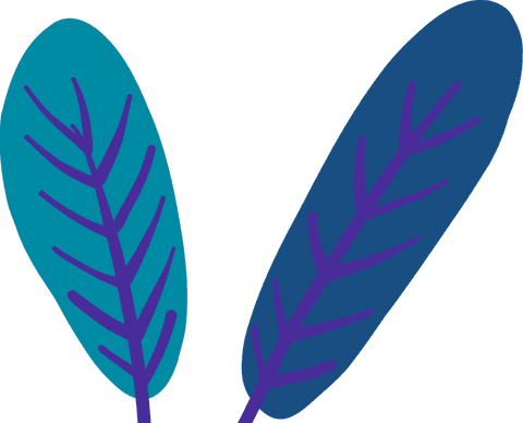Colorful Flat Leaves Illustrations on Transparent Background - Download Free Stock Videos Pikwizard.com