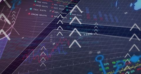 Financial Market Data Processing with Global Network Interface - Download Free Stock Images Pikwizard.com