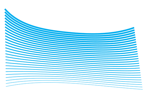 Abstract Blue Wavy Lines Vector on Transparent Background - Download Free Stock Videos Pikwizard.com