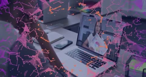 Virtual Presentation Technology Interface with Abstract Digital City Overlay