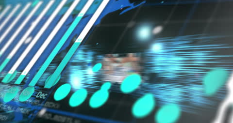 Abstract Data Flow Animation with Global Business Concept