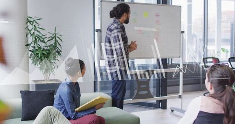 Diverse Team Collaborating on Data-Driven Analysis in Modern Office - Download Free Stock Images Pikwizard.com