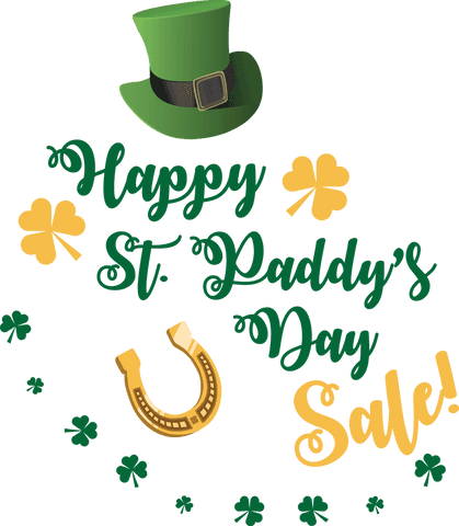transparent st. patrick's day sale banner with shamrocks and irish hat - Download Free Stock Videos Pikwizard.com