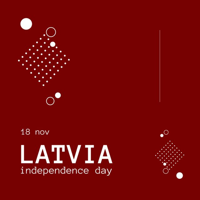 Latvia Independence Day Celebration Banner Design - Download Free Stock Templates Pikwizard.com