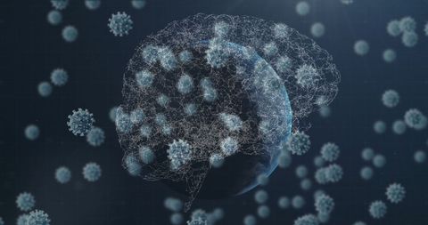 global impact of coronavirus on brain and health - Download Free Stock Images Pikwizard.com