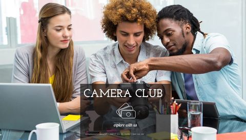 Diverse Group of Young Adults Collaborating in Creative Photography Club - Download Free Stock Templates Pikwizard.com