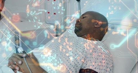 Hospitalization and Technology Integration Concept