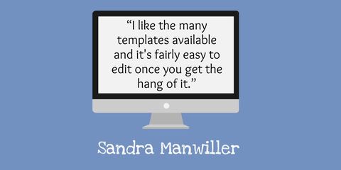user testimonial on easy template editing - Download Free Stock Templates Pikwizard.com
