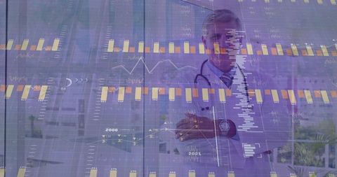 Doctor Integrating Data Analytics in Healthcare Environment