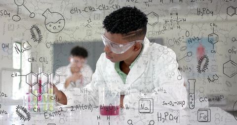 Diverse Student Analyzing Scientific Data in Modern Laboratory - Download Free Stock Images Pikwizard.com