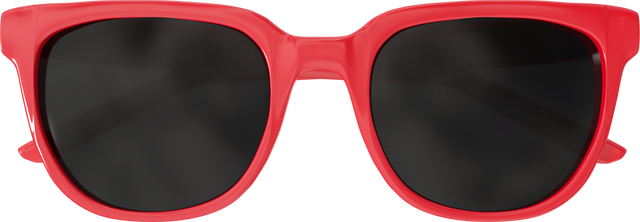 Red Sunglasses with Transparent Background Perfect for Summer and Fashion Themes - Download Free Stock Videos Pikwizard.com