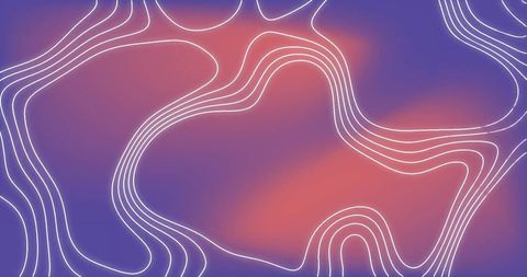Abstract Flowing White Lines on Gradient Pink and Purple - Download Free Stock Images Pikwizard.com