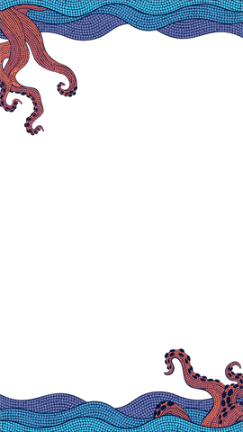Curved Octopus Tentacles Frame on Transparent Marine Background - Download Free Stock Videos Pikwizard.com