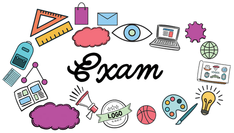 Digital Colorful Education Symbols Isolated on Transparent Background - Download Free Stock Videos Pikwizard.com