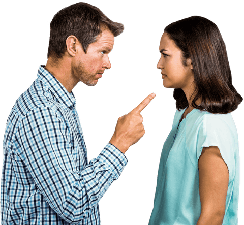 transparent dispute discussion between man and woman - Download Free Stock Videos Pikwizard.com