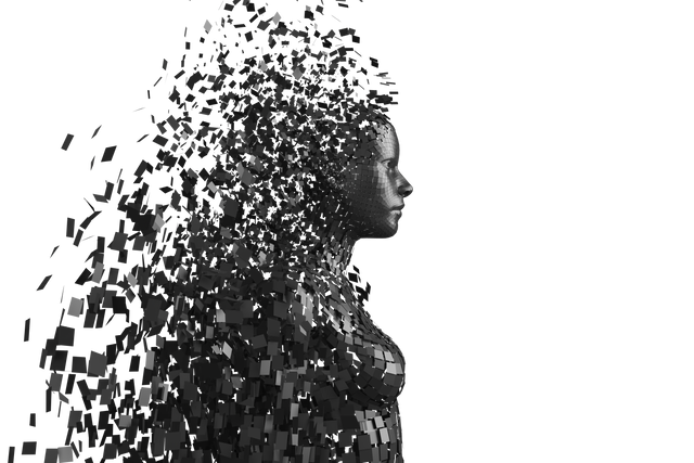 Disintegrating 3D Woman Model on Transparent Background Illustration - Download Free Stock Videos Pikwizard.com