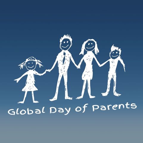 happy family celebration on global day of parents - Download Free Stock Templates Pikwizard.com