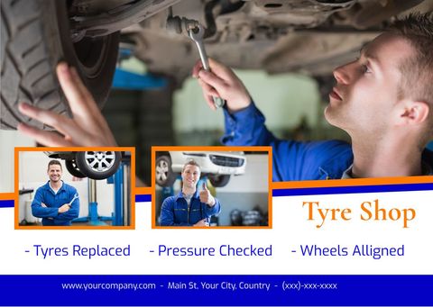 professional mechanic providing tyre replacement services - Download Free Stock Templates Pikwizard.com
